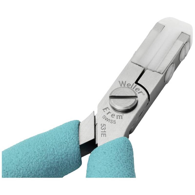 Weller Erem Flachzange Zange 531E Präzisionszange 125mm Werkzeug 75,80g Griff - 4003019074907