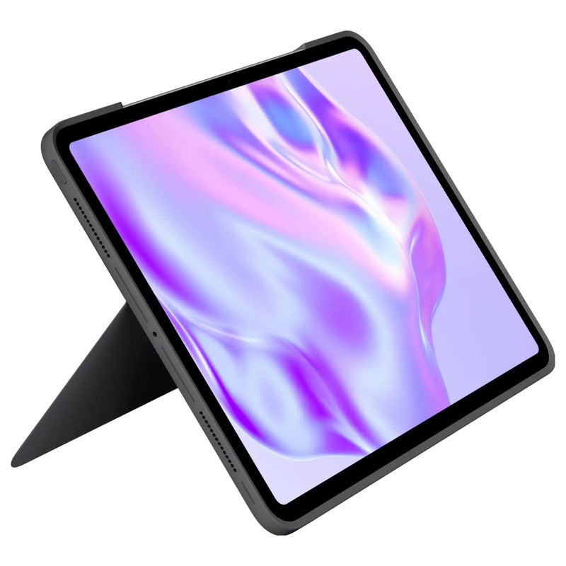 Logitech Tablet-Tastatur iPad Pro 13 (2024) Graphit QWERTZ Tastatur mit Hülle - 5099206123069