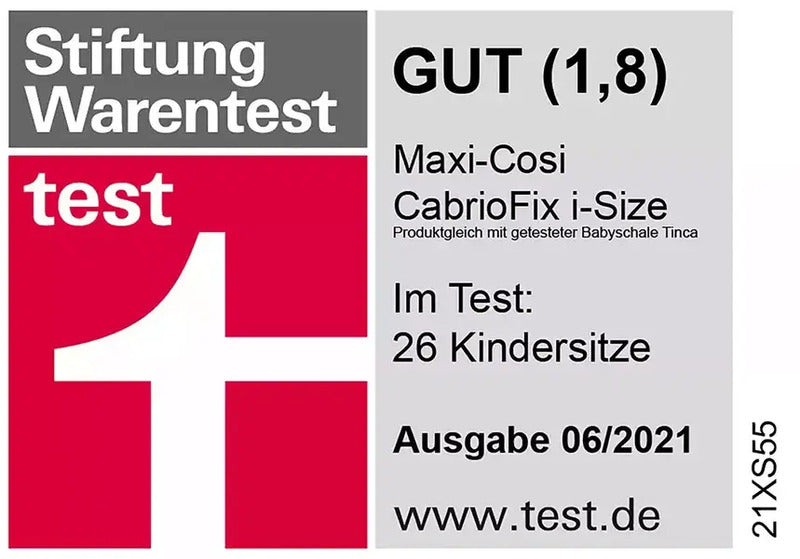 Maxi-Cosi Babyschale CabrioFix i-Size Autositz schwarz für Neugeborene bis 12kg - 8712930177562