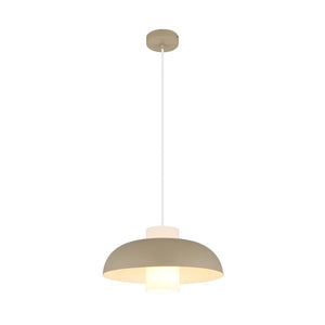 B-Ware Globo Lighting Lowe Hängeleuchte amber matt/weiß 38 cm E27 dimmbar IP20