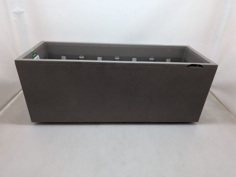 Deroma Pflanzkasten Hochbeet Millennium 39x99,3x37,6cm Sandstone mit 8 Rädern - 0191942106476