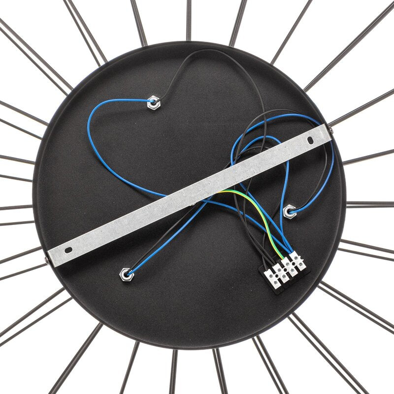 Euluna Deckenlampe Kronos Käfig schwarz drei Opalkugeln Deko-Deckenlampe E14 - 5902693744269