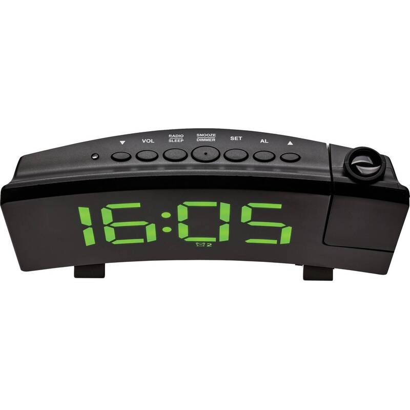 TFA Dostmann 60.5015.04 Quarz Wecker Uhr Alarm FM-Radio Weckwiederholung Schwarz - 4009816034526