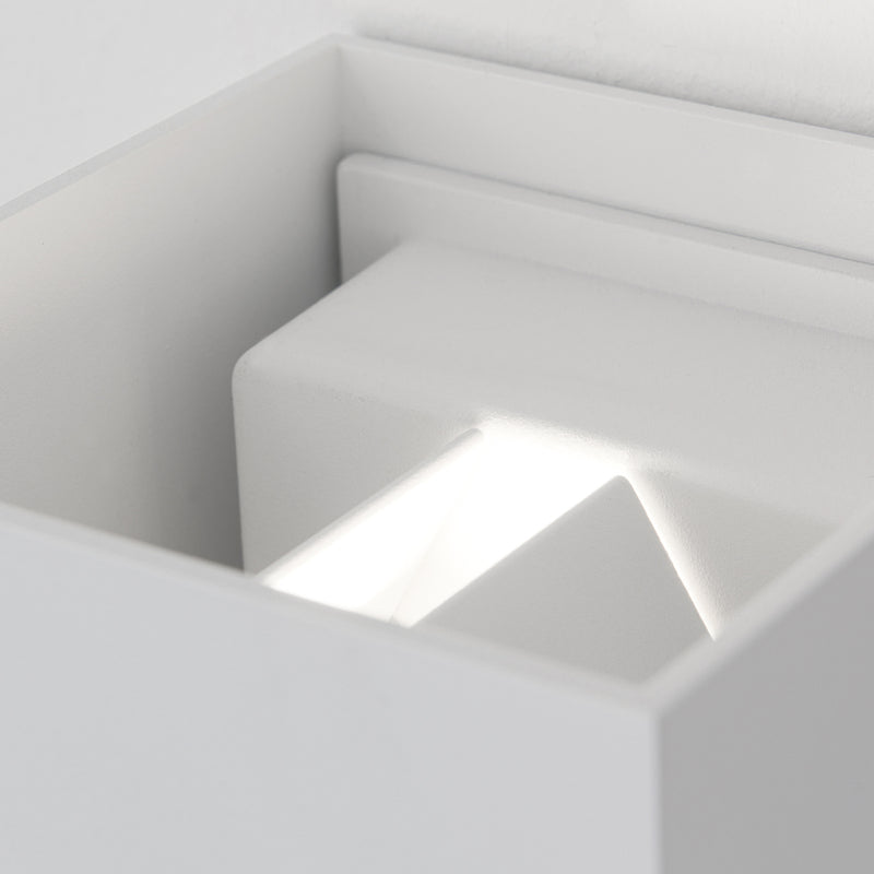 ORION LED-Außenwandleuchte Cube-S weiß mit Bewegungsmelder IP54 700 lm - 9003090277179