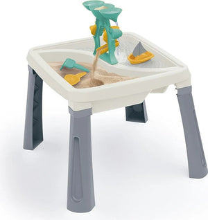 B-Ware Dolu Sand-Wasser-Tisch Weiß/Grau 54,5x45x45 cm für Kinder ab 2 Jahren