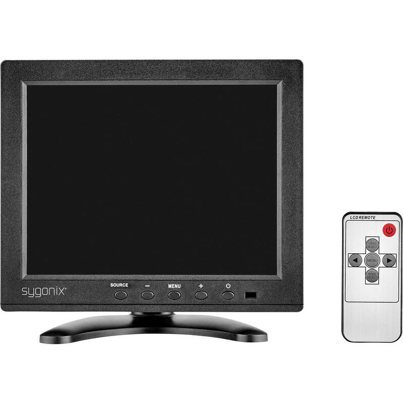 Sygonix 20,3 cm (8 Zoll) LCD-Überwachungsmonitor 250 cd/m² 140° Betrachtungsw... - 4016139093185