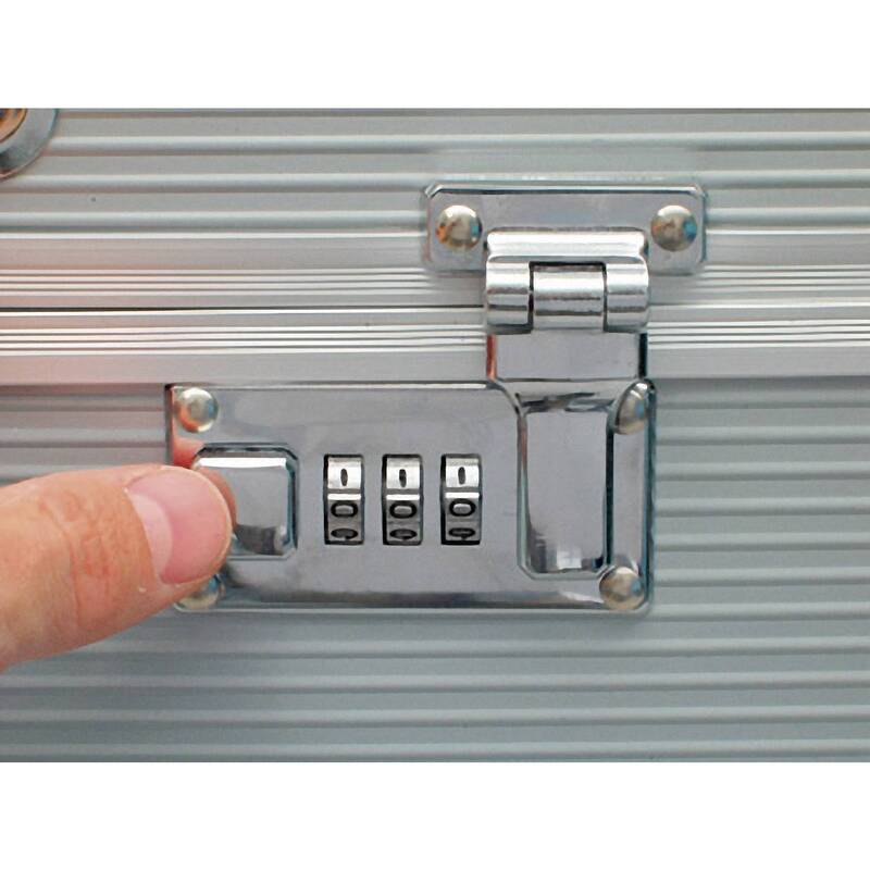 VISO STC931P Universal Werkzeugkoffer Werkzeugkasten Aluminium unbestückt grau - 3321361193116