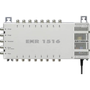 B-Ware Kathrein Multischalter EXR 1516 aktiv 5 Eingänge 16 Teilnehmeranschlüsse SAT