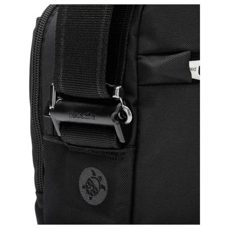 Pacsafe Notebook Tasche V Tour Crossbody schwarz Anti-Diebstahl 27,9cm schwarz - 0688334009564
