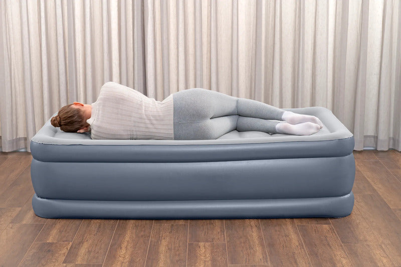 Bestway Luftbett TriTech Einzelbett mit Elektropumpe 191x97cm grau 180s - 6941607326398