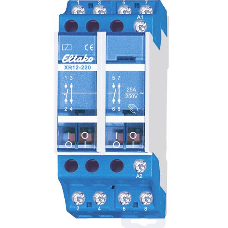 Eltako Installationsschütz XR12-220-230V 2 Öffner 2 Schließer 3600W Low Noise - 4010312201473