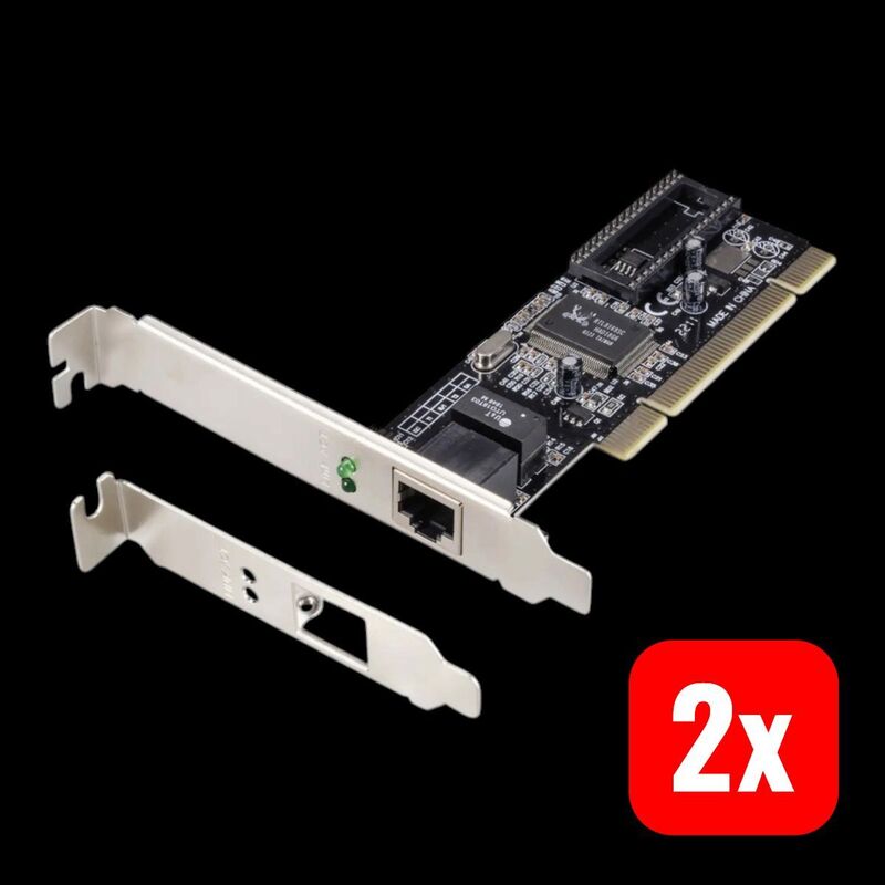 Renkforce Netzwerkkarte PCI 1 GBit/s Gigabit-LAN Netzwerkadapter für PC 1-Port - 4064161326115