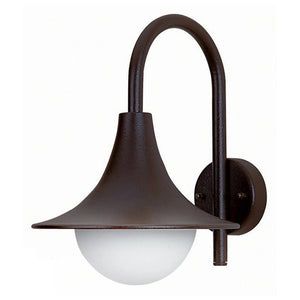 B-Ware Albert Leuchten Außenwandleuchte Gartenleuchte 167 dimmbar schwarz IP44 37cm