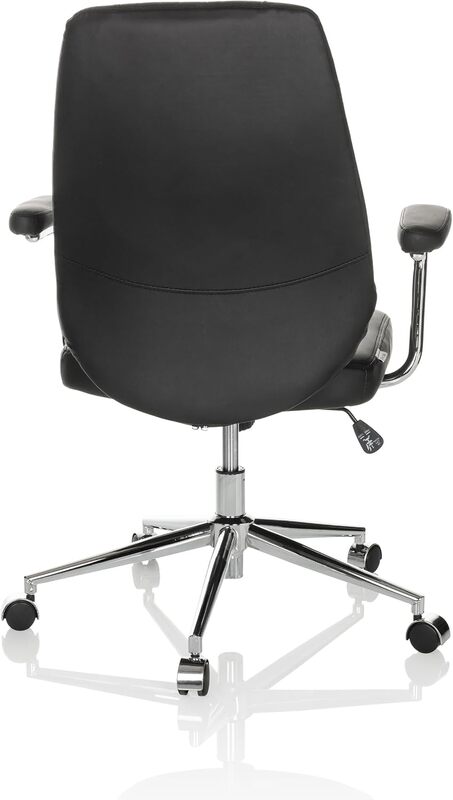 hjh OFFICE Drehstuhl Bürostuhl THEO I Kunstleder schwarz Chefsessel - 4064323035831
