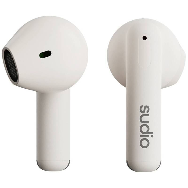 Sudio In Ear Headset Ohrhörer Bluetooth Stereo Weiß Ladecase Touch-Steuerung - 7350071380598