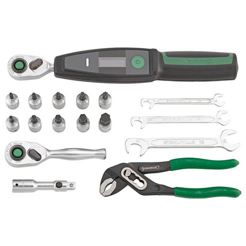 Stahlwille Fahrradwerkzeug-Set Kit Fahrrad Werkzeug Satteltasche 18-tlg Tasche - 4018754343942