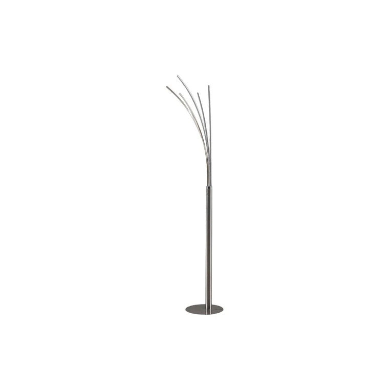 Lindby Stehleuchte Standleuchte LED Boba Metall nickel matt warmweiß 185 cm - 4251096537031