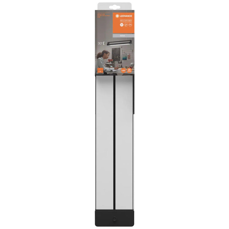 LEDVANCE Büro Plafonnier Leuchte rotierender Lichtkörper 24W 2700lm schwarz - 4099854185007