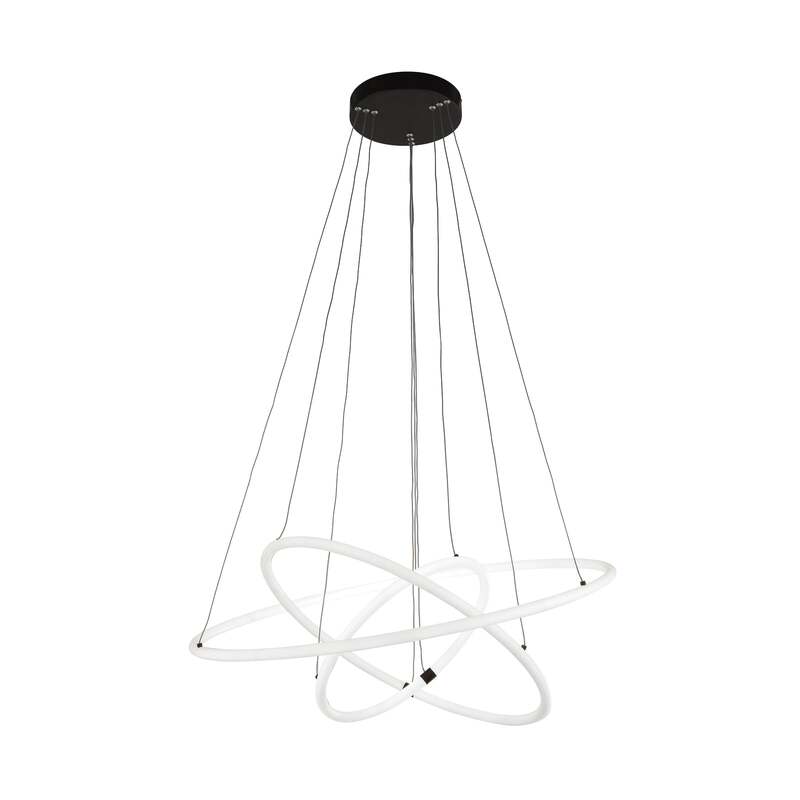 searchlight Hängeleuchte Pendelleuchte LED Acryl dimmbar weiß Revolve 3 flammig - 5053423189451