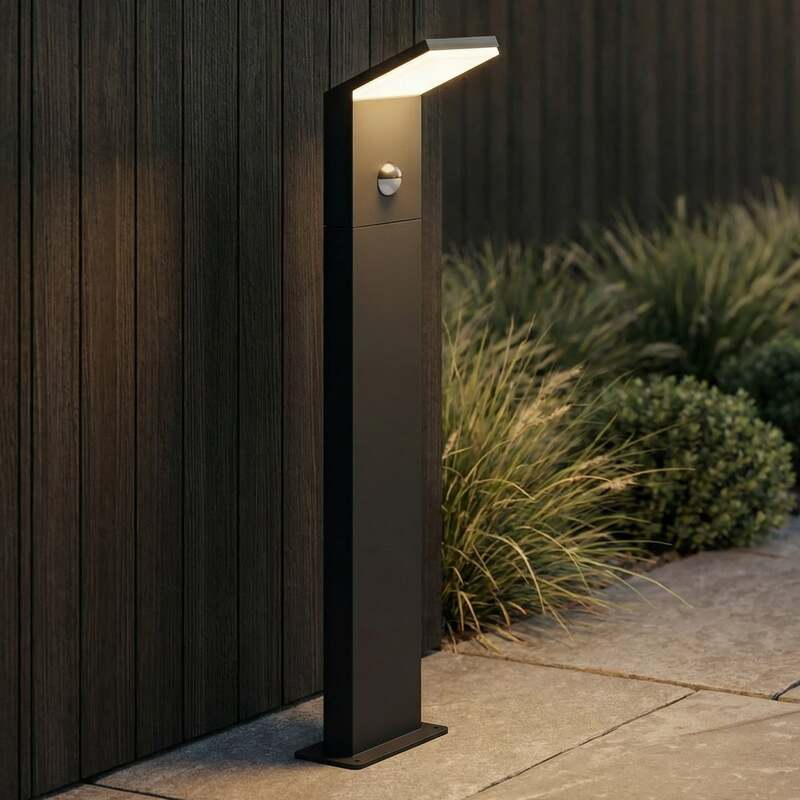 Lucande Grafitgraue LED-Wegeleuchte Außenleuchte Lampe Leuchte Nevio Gartenlampe - 6291106557091