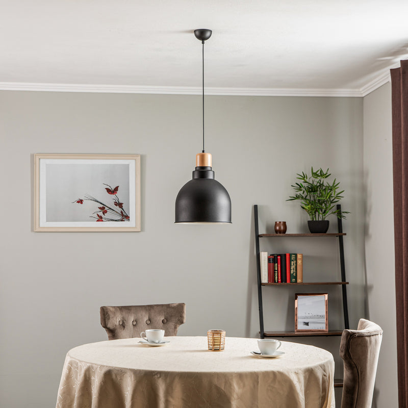 Avonni Hängeleuchte AV-4100-A2-BSY-30 mit Holzdetail Lampe Leuchte Spot Licht - 8698957121187