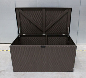 ShelterLogic Aufbewahrungsbox Gartenbox Stahl wetterfest anthrazit 132x70x67cm
