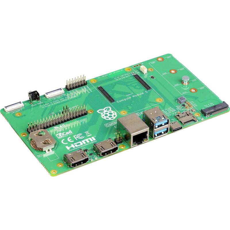Raspberry Pi Modul Schnittstellenplatine Compute Modul 5 I O Entwicklungsboard - 5056561805276