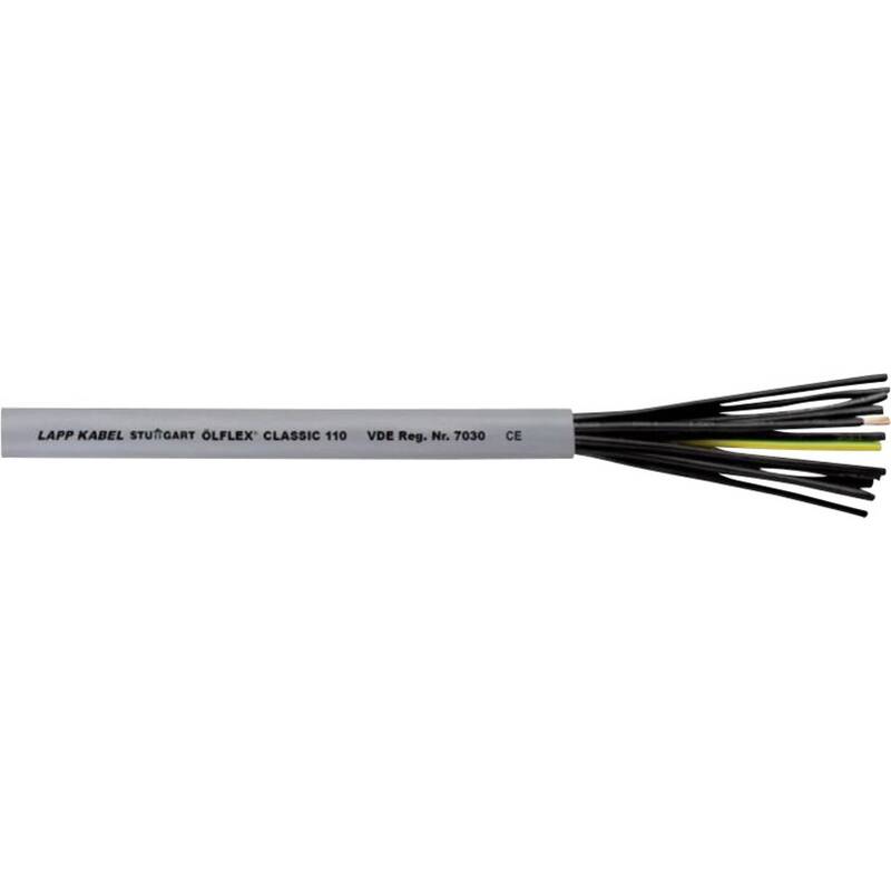 LAPP Steuerleitung ÖLFLEX CLASSIC 110 5G1,5 Ölbeständig 100m grau 500V 8,10mm - 4044774552446