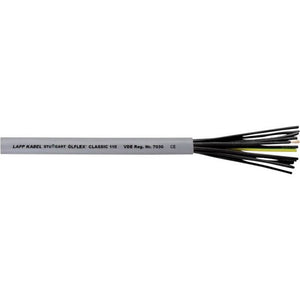 B-Ware LAPP Steuerleitung ÖLFLEX CLASSIC 110 5G1,5 Ölbeständig 100m grau 500V 8,10mm