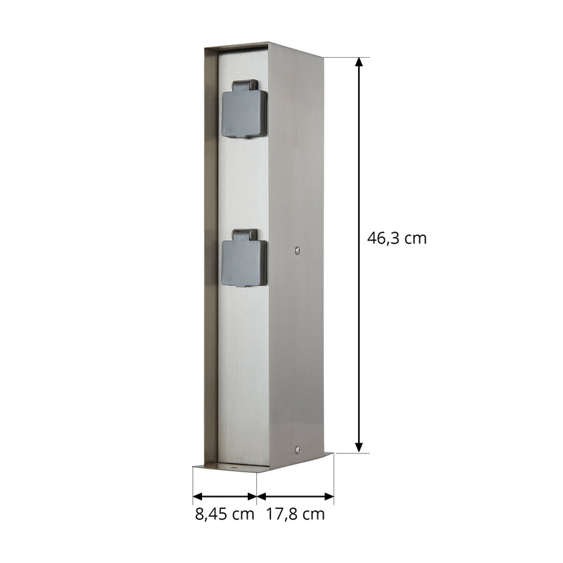 Arcchio Steckdosensäule 46,3cm Gartensteckdose SIEHE TEXT/FOTO - 4251911737127