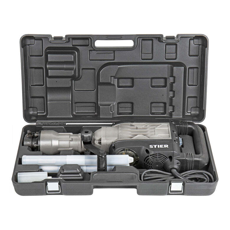 STIER Abbruchhammer 1700W 50J 2000Schläge/min Schlagbohrer 30mm Sechskant - 4251709614920