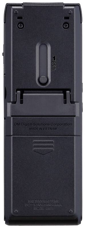 OM System Digitales Diktiergerät Aufzeichnungsdauer max. 2080h Schwarz Aufnahme - 4545350055912