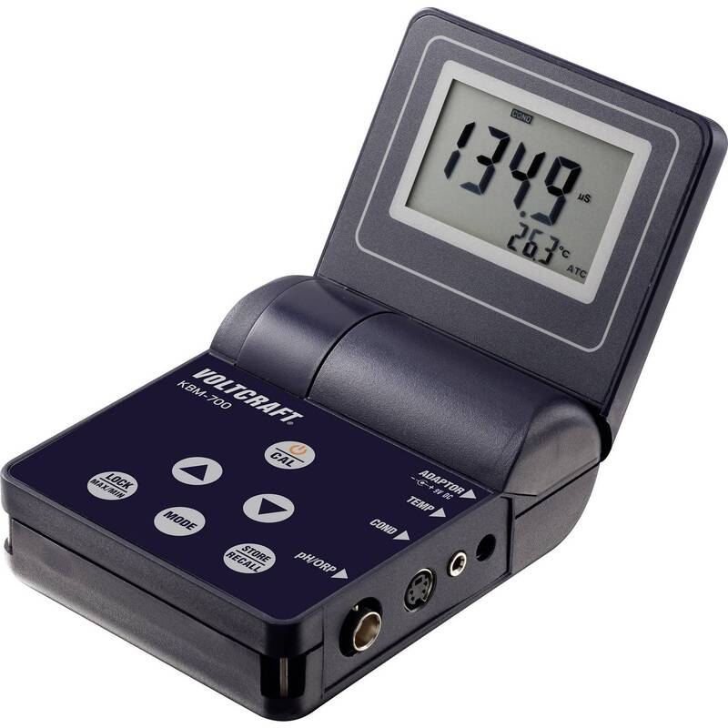 Voltcraft Kombi-Messgerät Leitfähigkeit pH-Wert Redox Temperatur Salz präzise - 4053199576982