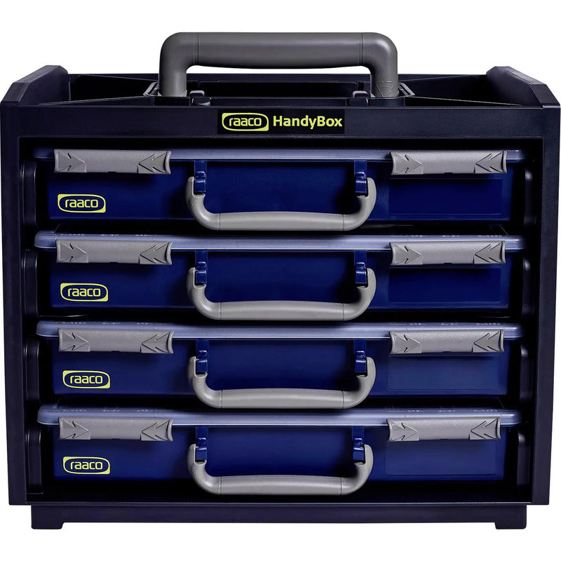 Raaco HandyBox 26,5 x 37,6 x 31 cm (bestückt) 4 Sortimentskoffern Kunststoff - 5733439136242