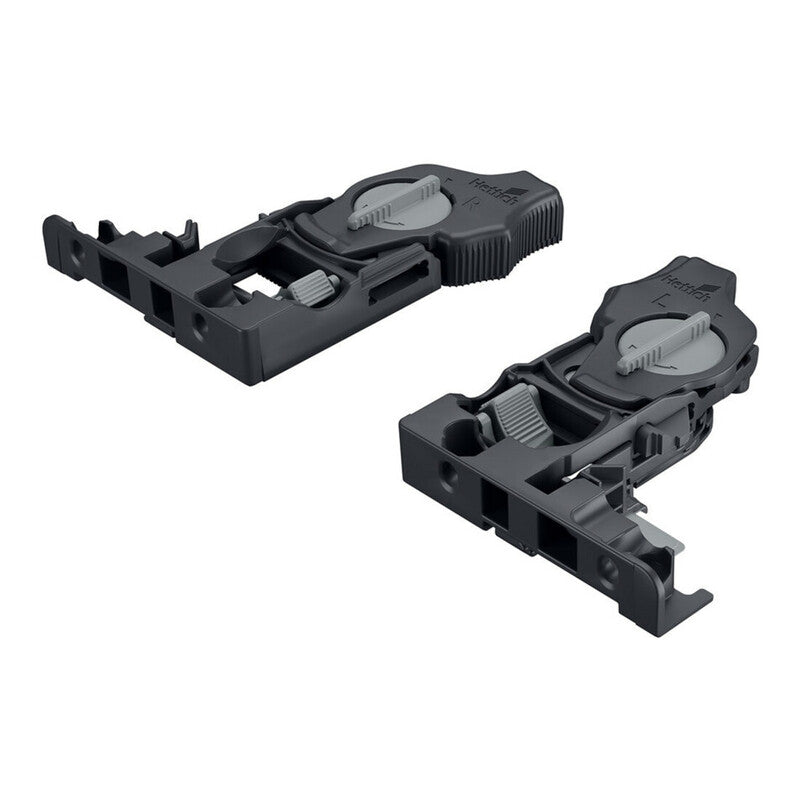 Hettich Actro 5D Schnäpper Kunststoff für Holzschubkasten anthrazit - 4023149335235