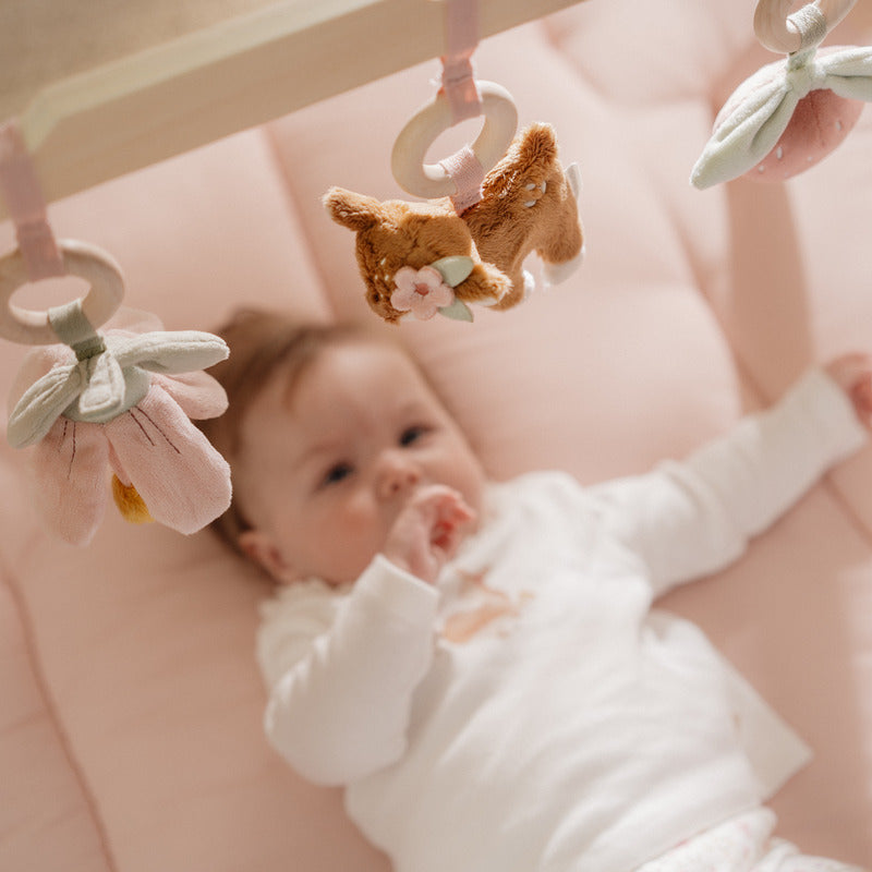 LITTLE DUTCH Spieltrapez Baby Gym Fairy Garden Reh Blume Erdbeere FSC Holz - 8713291890107