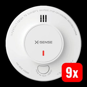B-Ware X-Sense Rauchwarnmelder SD19 10 Jahre Batterie 6-fach Schutz kabellos weiß