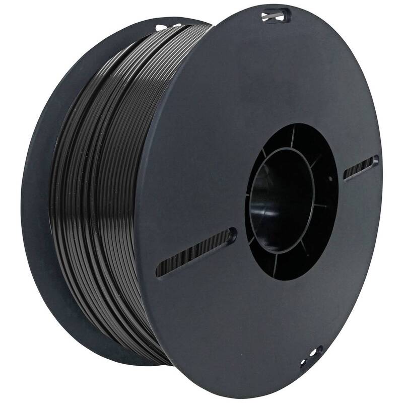 Renkforce Filament Druckmaterial PLA PLA-HF Schwarz 3D Drucker 1,75 mm 1 kg - 4064161258416