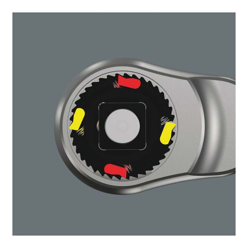 Wera Knarre Zyklop Metal 1/4" Antrieb Durchsteckvierkant 141mm Werkzeug robust - 4013288174017
