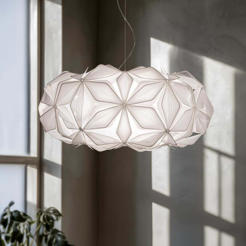 Slamp Pendellampe Hängeleuchte C'EST LA VIE LED dimmbar weiß Ø53cm Kabel - 0000010054216