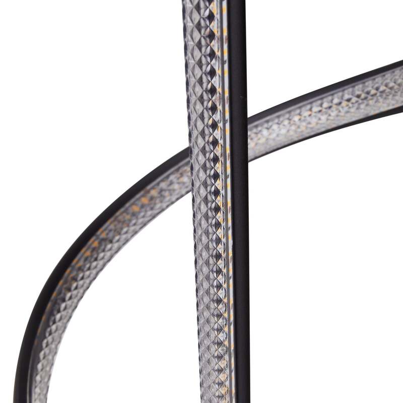 Lucande LED-Stehleuchte Rodado schwarz 132 cm Aluminium 24 W warmweiß 2210 lm - 4251911795004