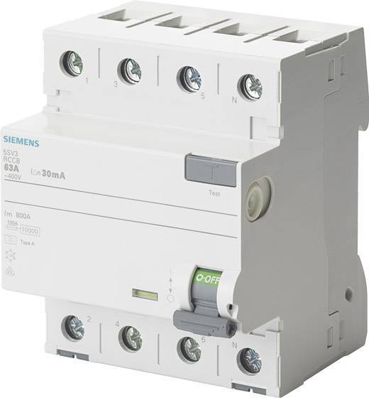 Siemens 5SV3644-4 FI-Schutzschalter FI-Schalter 4polig 40A 400V SIEHE TEXT/FOTO - 4001869549071