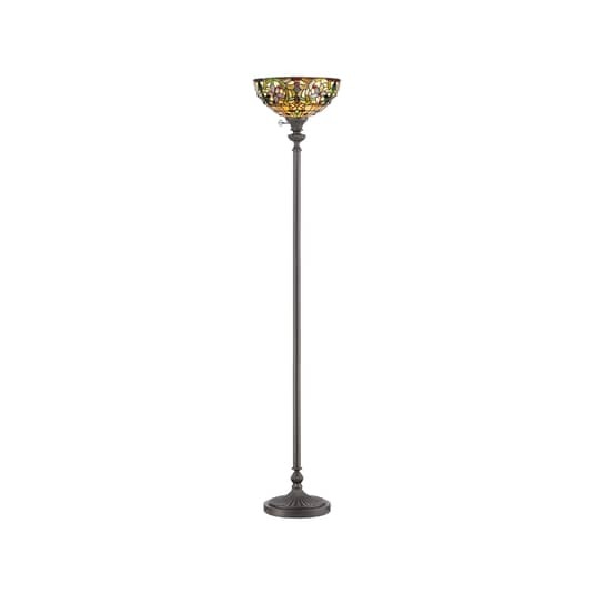 QUOIZEL Deckenfluter Kami Stehlampe Stehleuchte Lampe Schirm im Tiffany-Design - 5024005212812