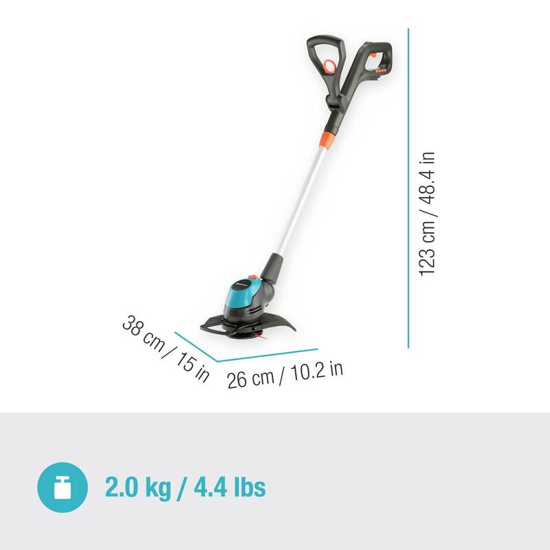 Gardena Akku-Trimmer EasyCut 23/18 V P4A Gartengerät mit Pflanzenschutzbügel 78 - 4078500054218