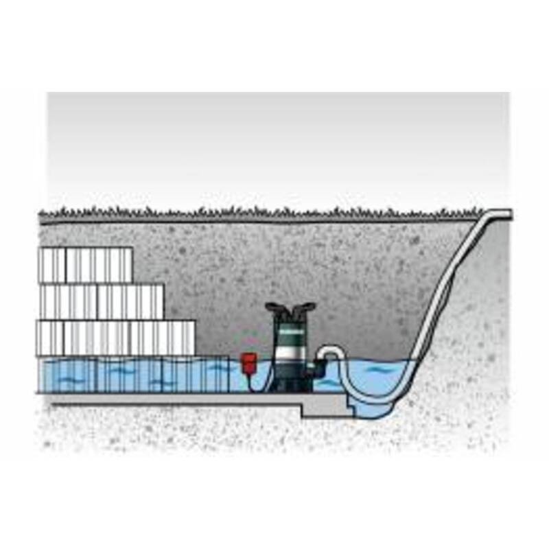 Metabo Schmutzwasser-Tauchpumpe PS 18000 SN 1900l/h 11m Edelstahl IPX8 1100W - 4003665502311