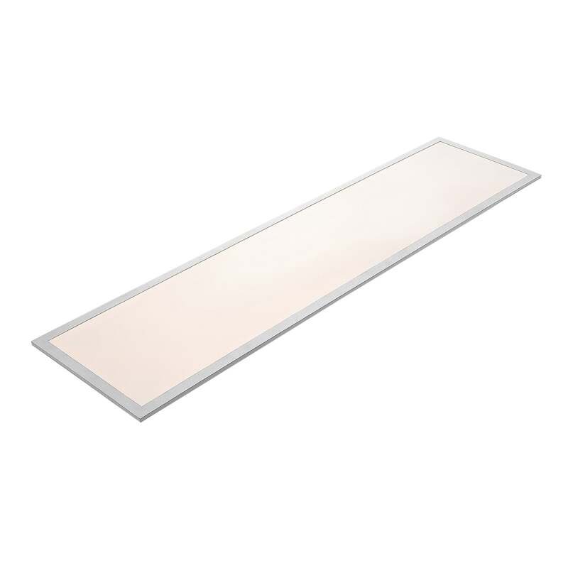 Lindby LED-Panel Stenley dimmbar CCT 120x30cm silber weiß 36W 3000-6500K 3000lm - 4251096571585