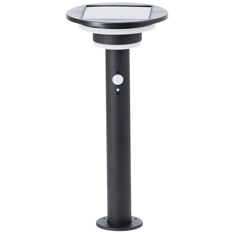 Brilliant Solar Außenleuchte Sockelleuchte Bewegungsmelder LED Schwarz - 4004353437748