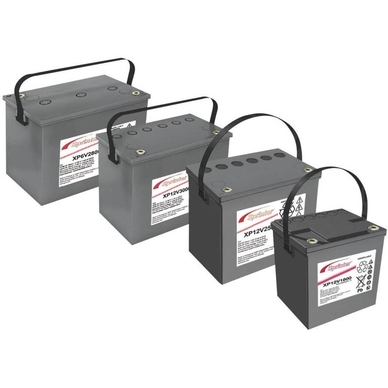 GNB Sprinter P12V600 NAPW120600HP0MA Batterie VRLA 12 V 24 Ah AGM Akku-Batterie - 2050001754745
