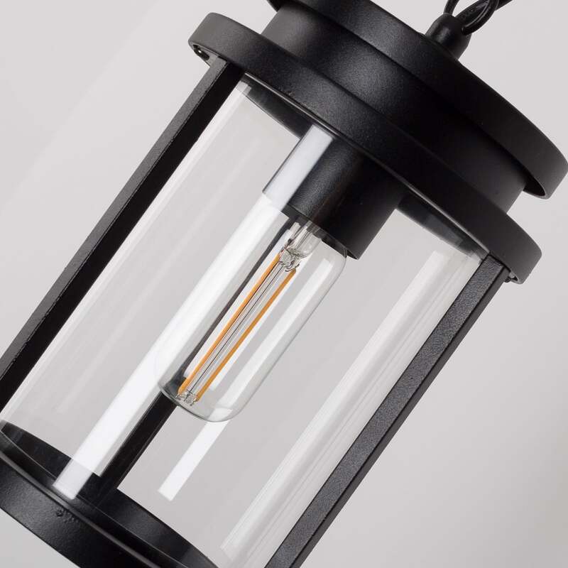 KS Verlichting Außen-Pendelleuchte Sydney LED Gartenlampe Hängelampe schwarz - 8714732760508