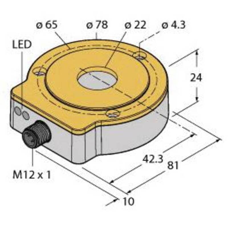 Turck Inkremental Drehgeber 1 St. RI360P0-QR24M0- 1024X2-H1181 Industriesensoren - 4047101418262